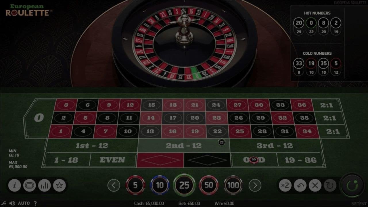 European Roulette demo